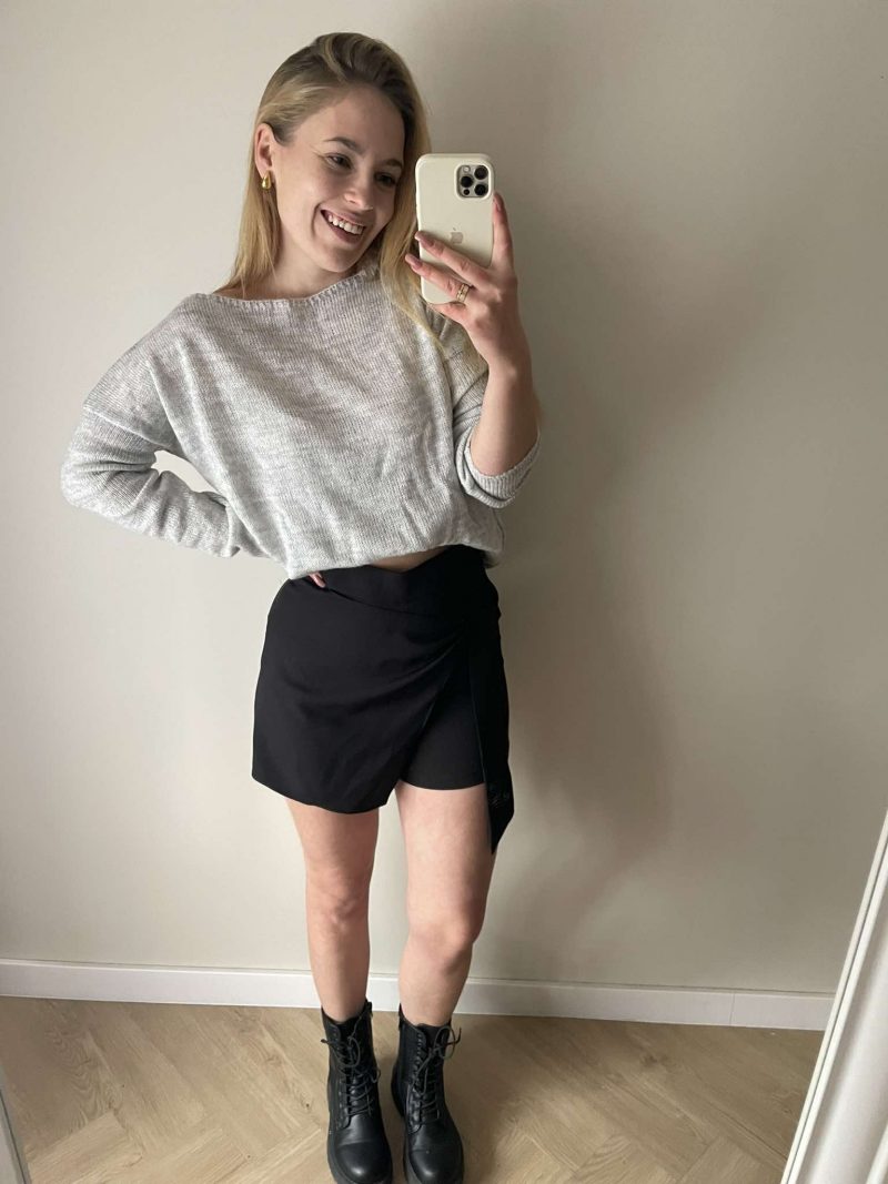 SWETER OVERSIZE ŁÓDKA BOCCA SZARY