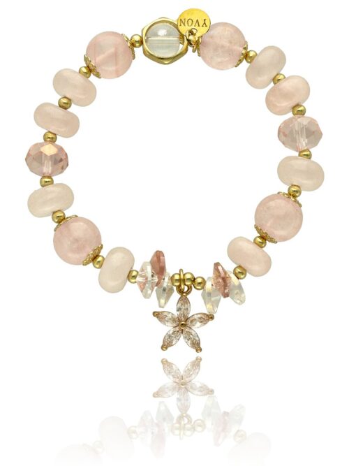 Bransoletka Lovely stones kwiatek B96967 pudełko YVON