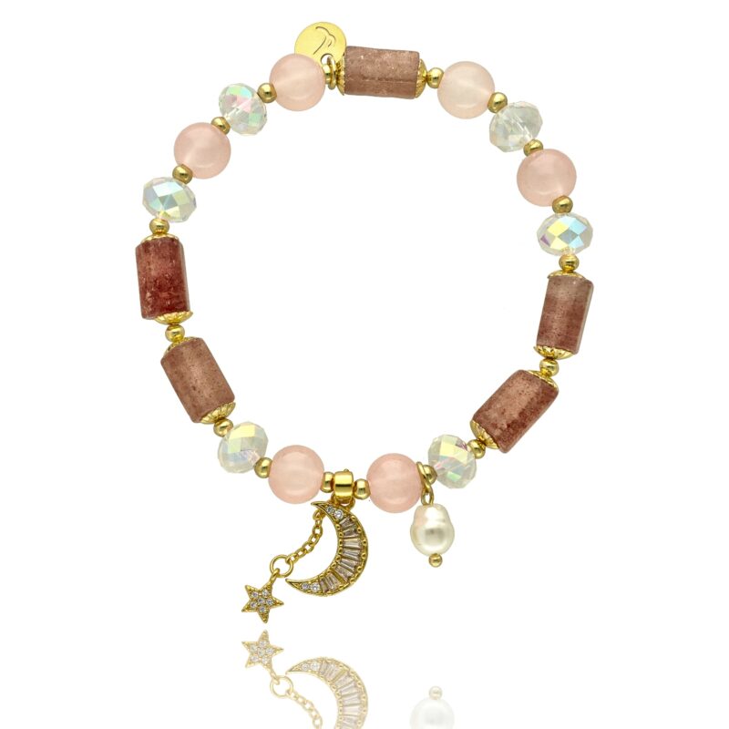 Bransoletka Lovely stones księżyc B96975 pudełko YVON