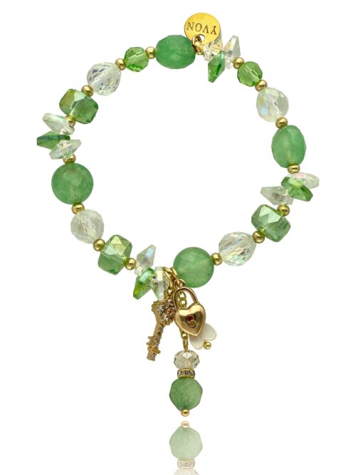 Bransoletka Lovely stones klucz B96957 pudełko YVON