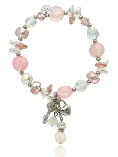 Bransoletka Lovely stones klucz B96956 pudełko YVON