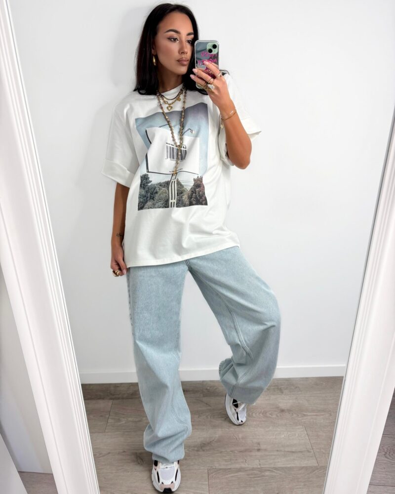 SPODNIE JEANSOWE La Milla WIDE LEG FOREVER ME JASNONIEBIESKIE