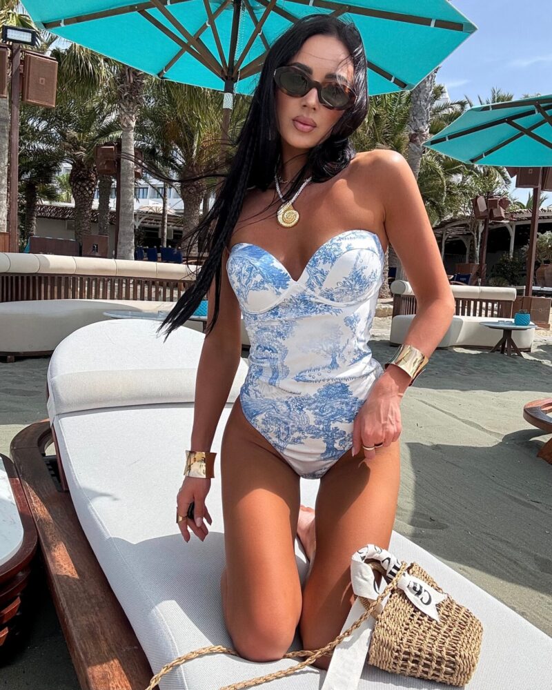 BODY GORSETOWE LA MILLA NICEA BŁĘKITNE